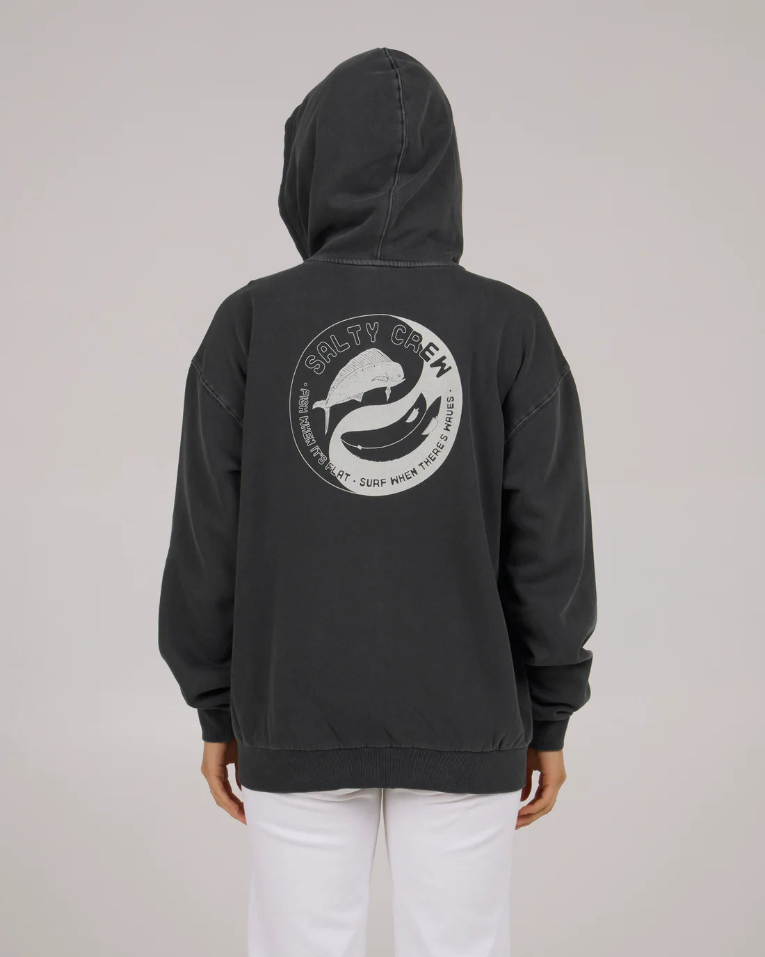 Salty Crew Women's Fishing Zip Hoody - Lightweight & Water-Resistant for Outdoor Adventures & Casual Wear