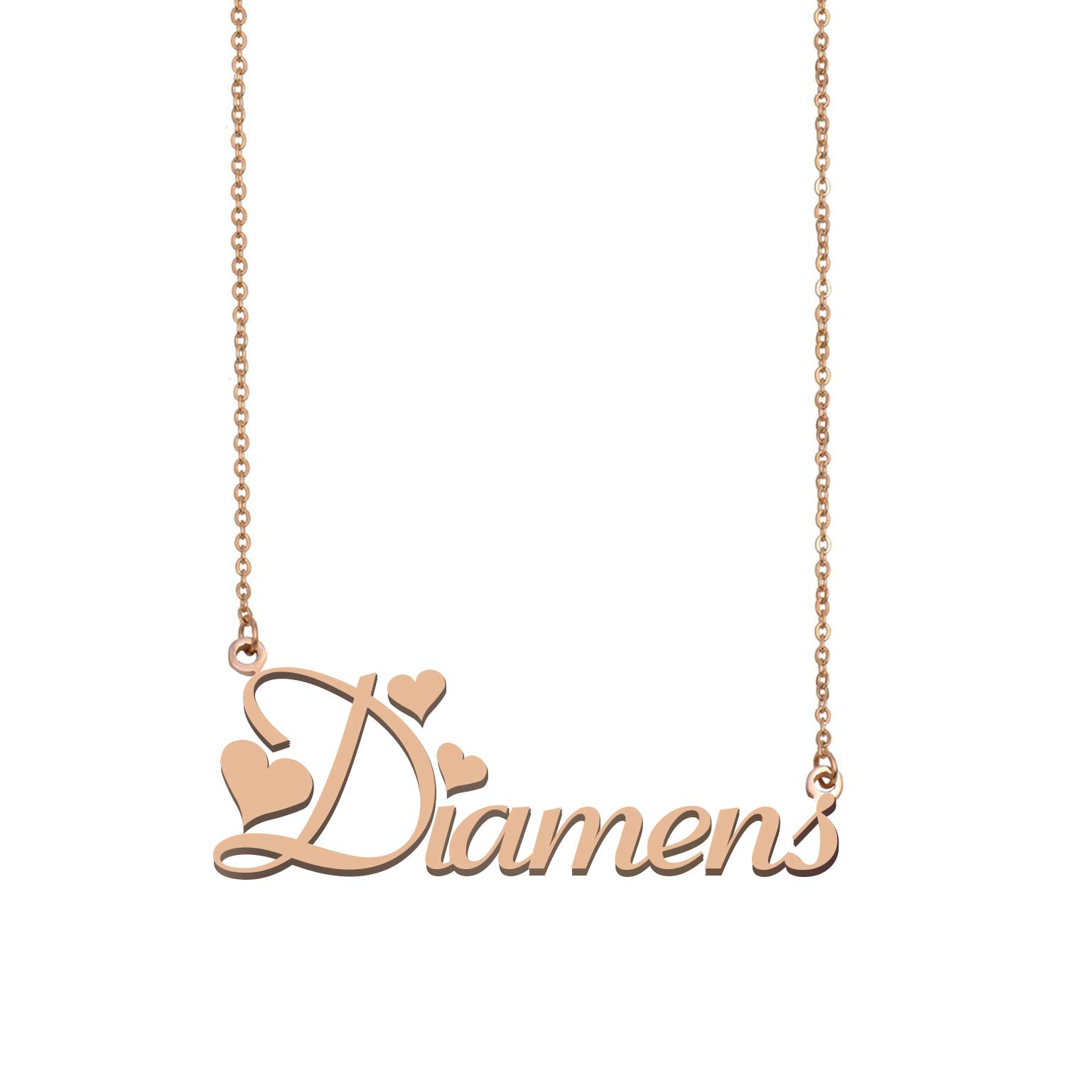 Custom Personalized MoShelly Girls Name Necklace with Diamonds - Perfect Gift for Birthdays, Anniversaries & Special Occasions