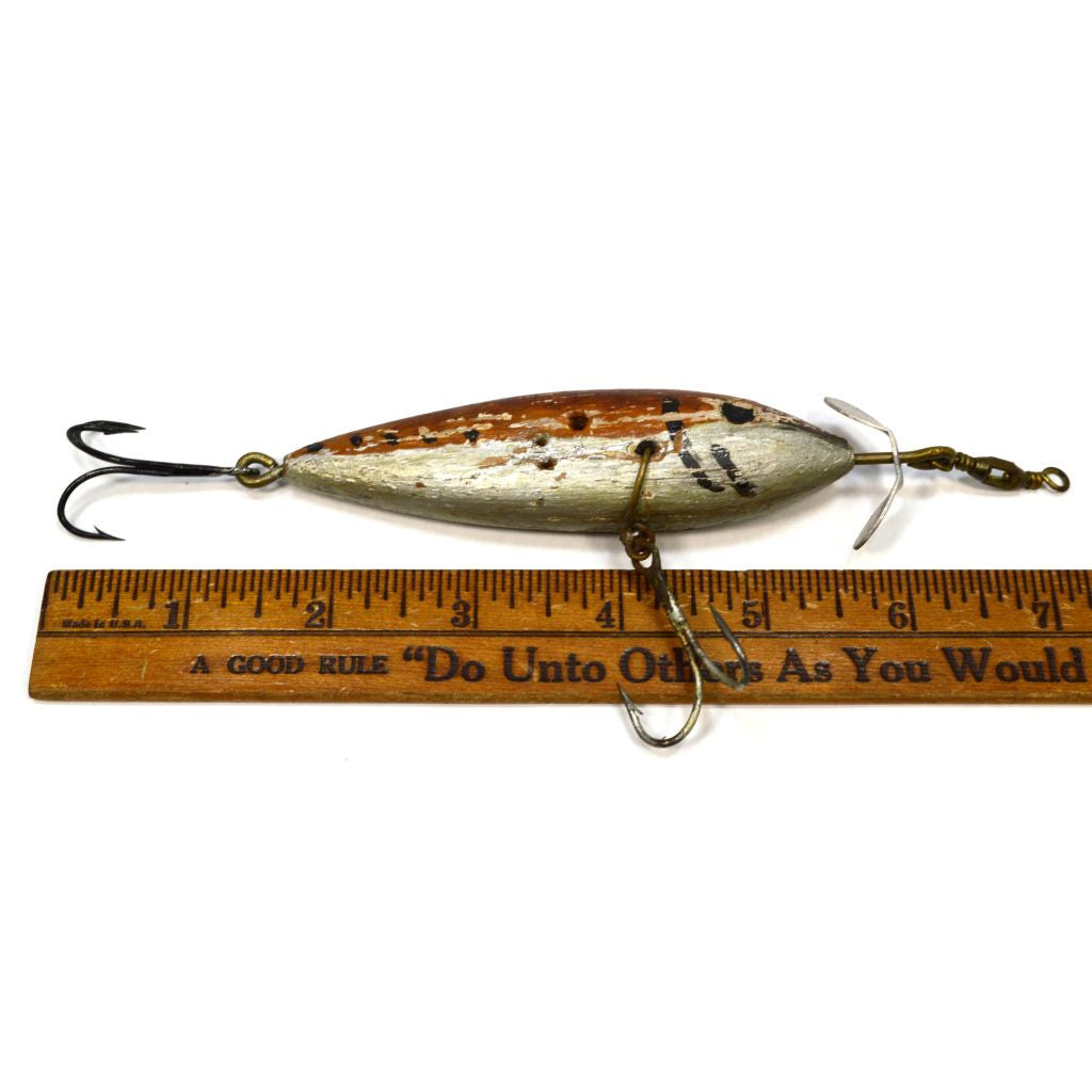 Vintage Handmade Wooden Fishing Lure - 4