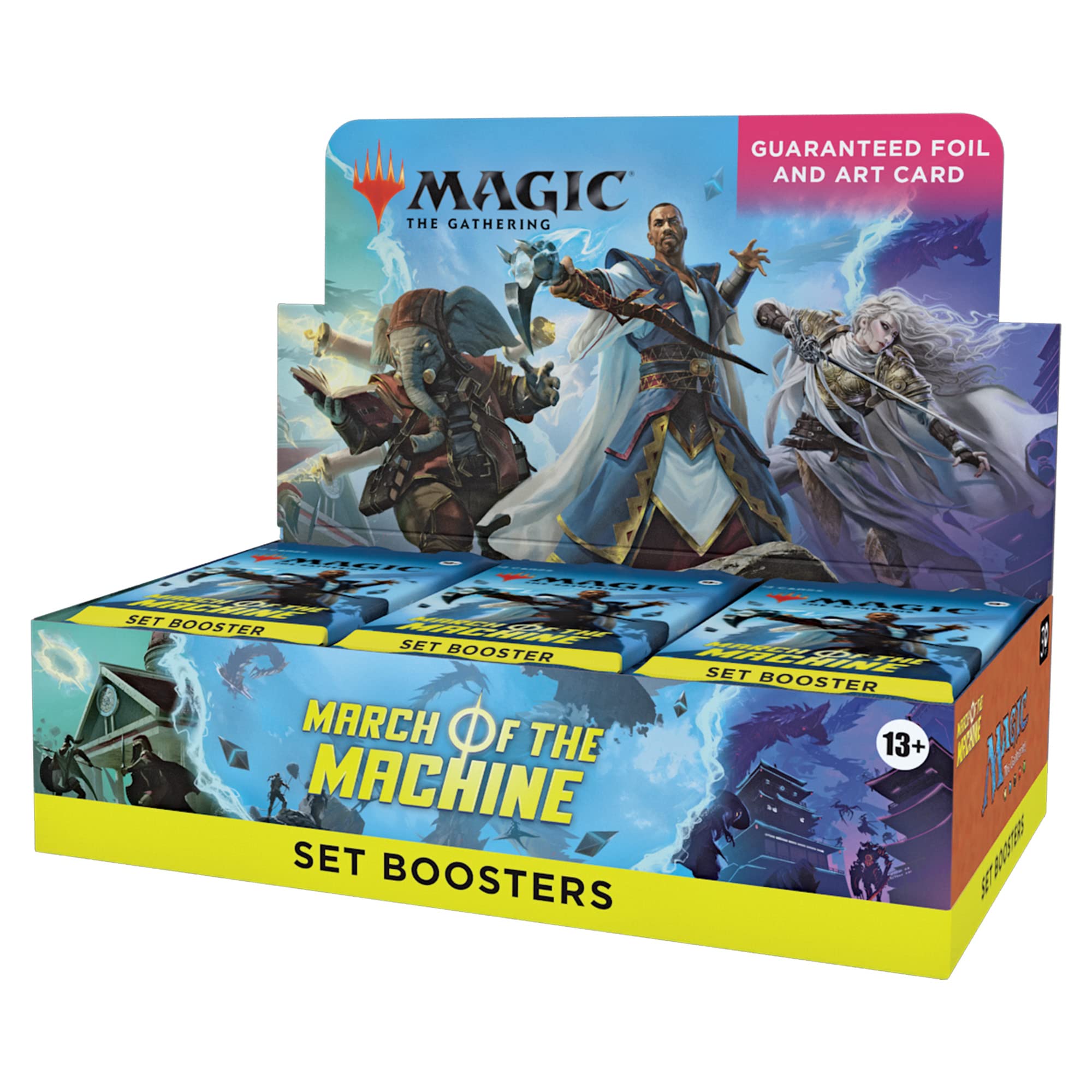 Magic: The Gathering March of the Machine Set Booster Box - 30 Packs (360 Cards) | MTG Collector's Edition, Trading Card Game for Deck Building & Strategy Play | Perfect for Game Nights & Tournaments