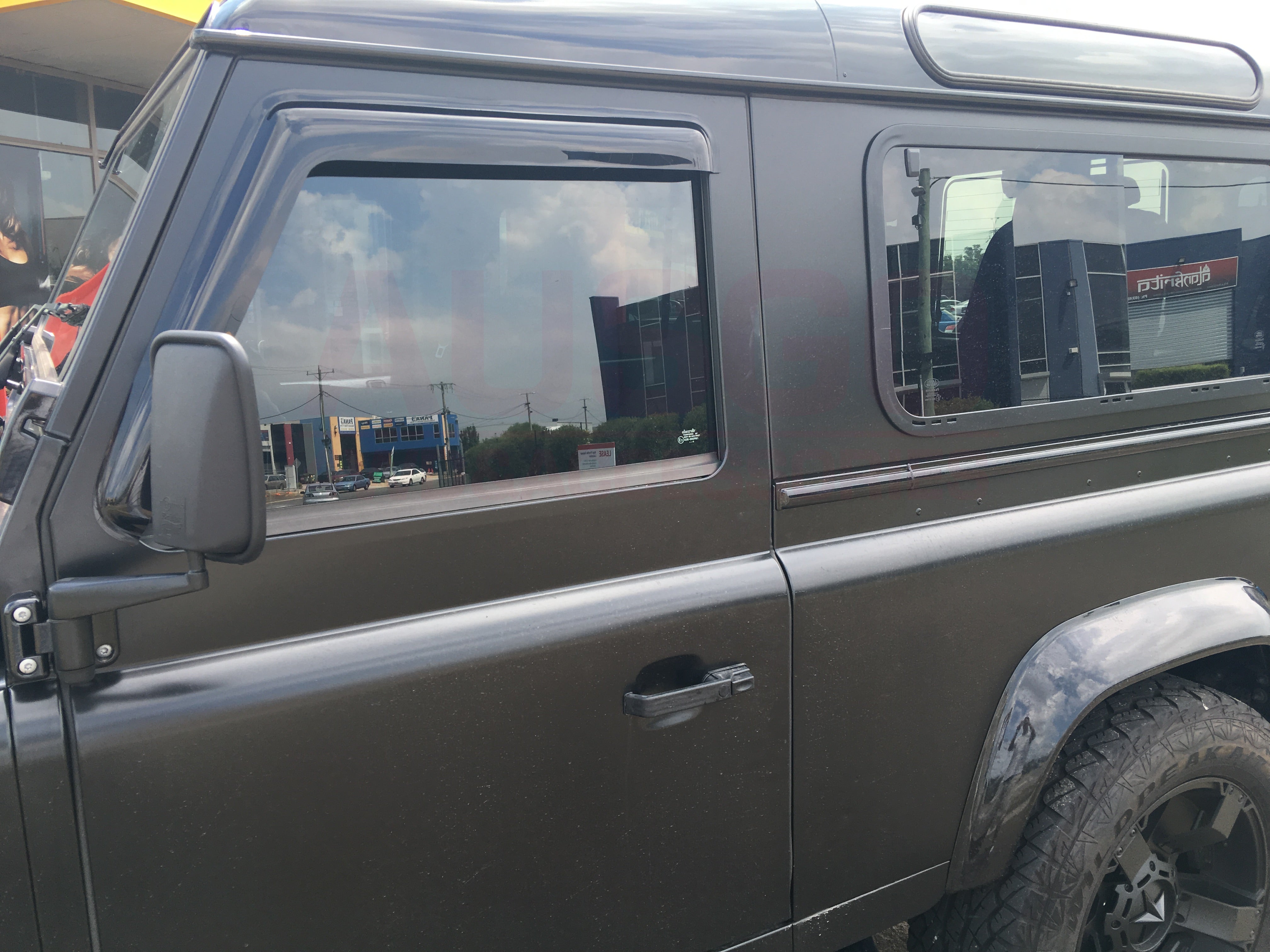 Land Rover Defender Weather Shields (1993-2019 Models) - Durable Rain Guards for Off-Road Adventures & Daily Driving Protection