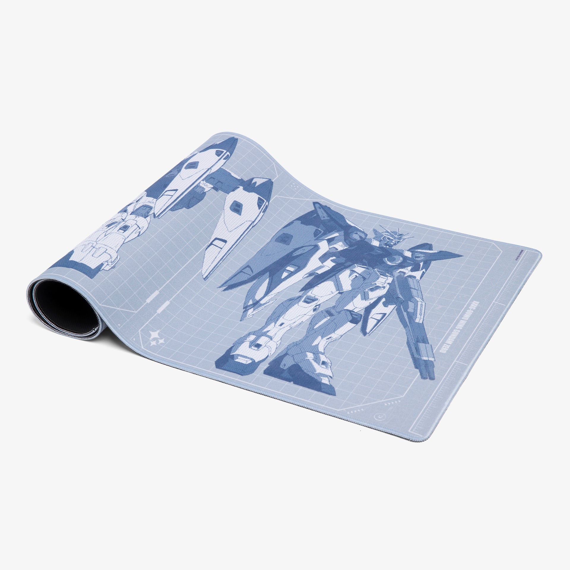 Premium Gundam XL Gaming Mouse Pad with Blueprint Design - Non-Slip Rubber Base for PC & Laptop - Perfect for Gaming, Office & Anime Enthusiasts