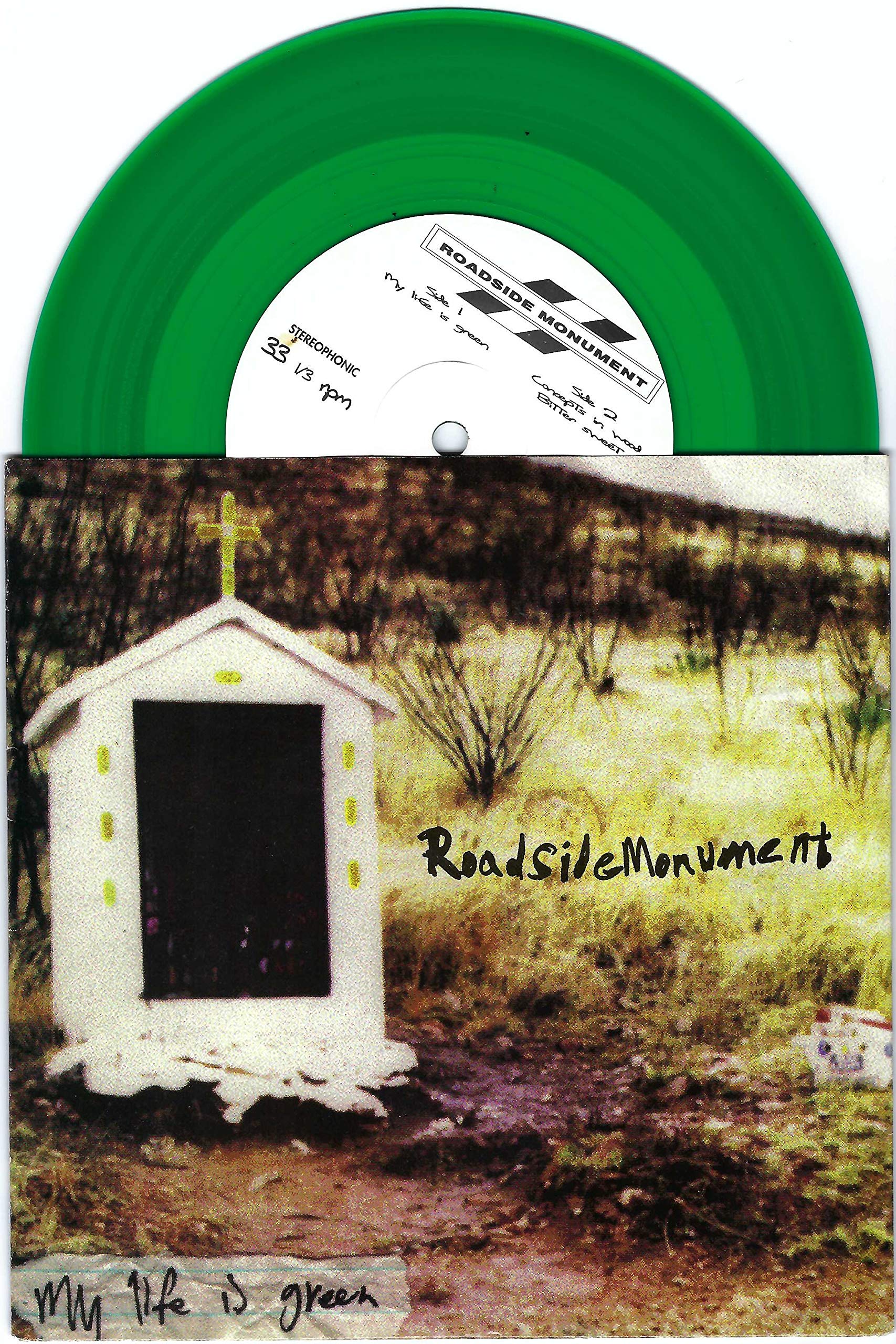 My Life Is Green 7-Inch Vinyl Record - Limited Edition Green Colored Vinyl - Perfect for Music Collectors & Vintage Vinyl Enthusiasts