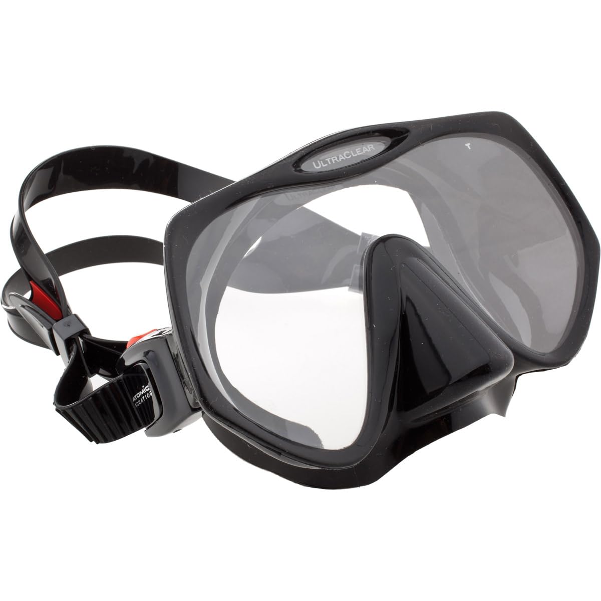 Frameless Face Mask - Medium Fit, Black with Purple Trim - Comfortable & Breathable for Daily Wear, Work, and Travel