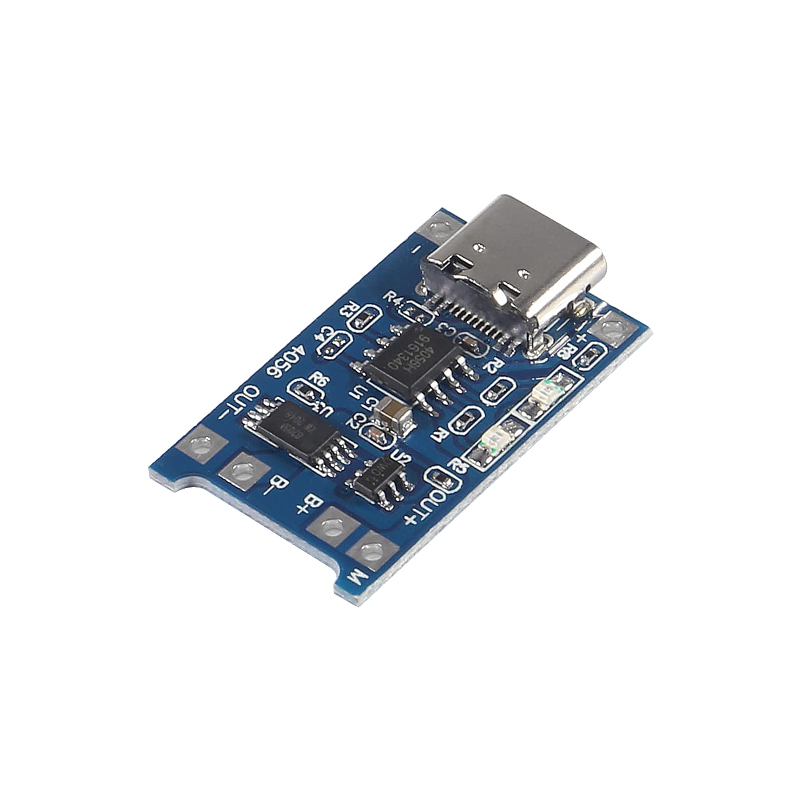 20pcs TP4056 Type-C USB 5V 1A 18650 Lithium Battery Charger Module with Dual Protection - Li-ion Charging Board TC4056A for DIY Electronics, Power Banks, and Solar Projects