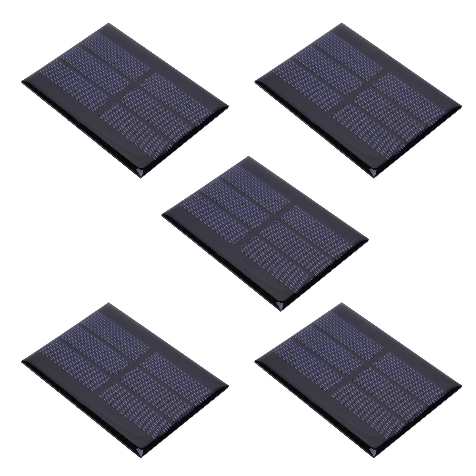 2W 0.65W DC1.5V Mini Solar Panel Charger - High Efficiency Polysilicon Solar Cell for Solar Toys, Wall Lights, Lawn Lights - Perfect for Outdoor Garden Decor & DIY Solar Projects
