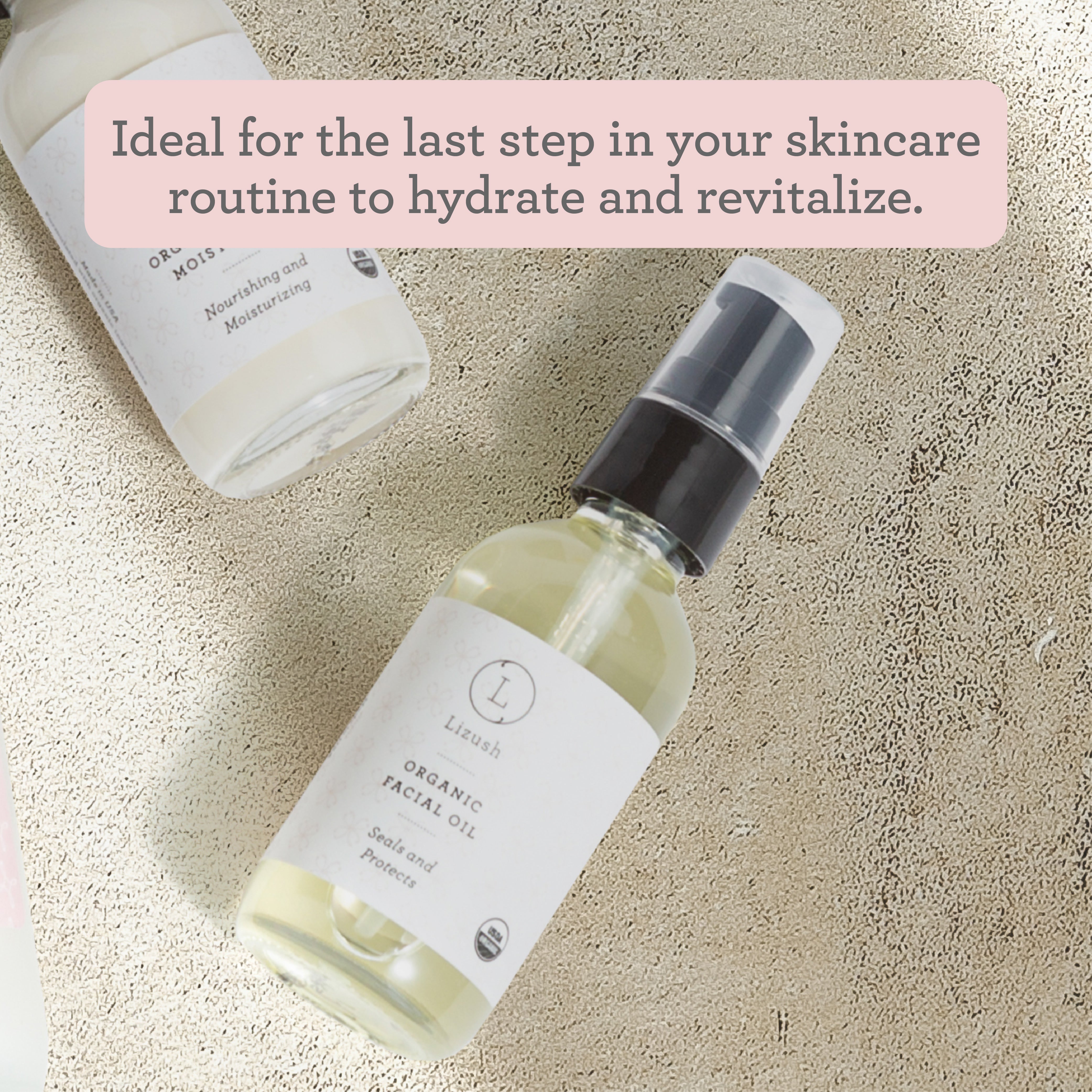 Organic Facial Oil for Hydration & Anti-Aging | Natural Skin Care Moisturizer | Perfect for Dry Skin & Night Routine