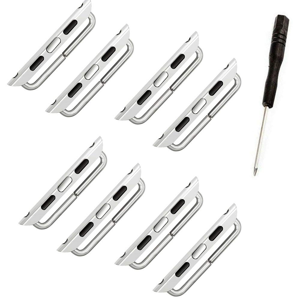4 Pack Watch Band Connector Kit - Universal Watch Strap Adapter with Replacement Tool | Compatible with Most Smartwatches & Traditional Watches | Perfect for DIY Watch Repair, Band Replacement & Customization