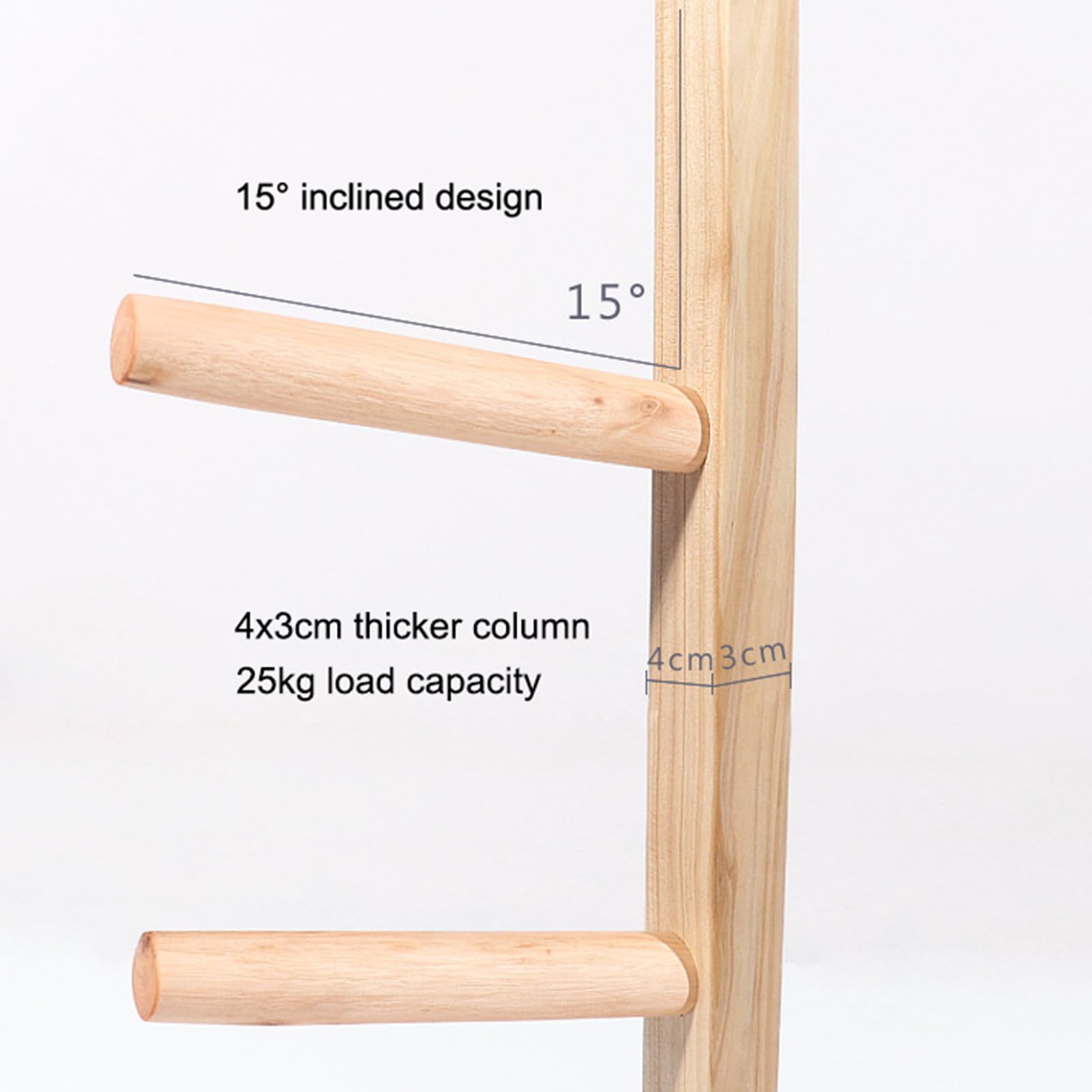 Wall Mount Yoga Mat Storage Rack - Space Saving Exercise Mat Hanger & Foam Roller Holder - Perfect for Home Gym, Yoga Studio & Fitness Class Organization