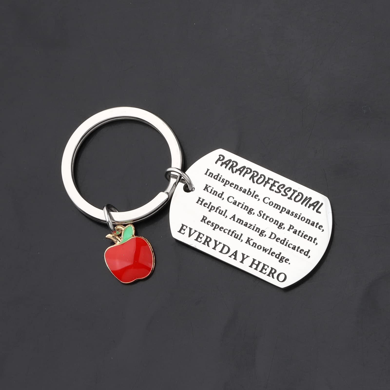 MAOFAED Paraprofessional Teaching Assistant Keychain - Perfect Teacher Appreciation Gift for Educators, Para Educators & School Staff - Ideal for Teacher Thank You Gifts, End of Year Presents & Classroom Rewards