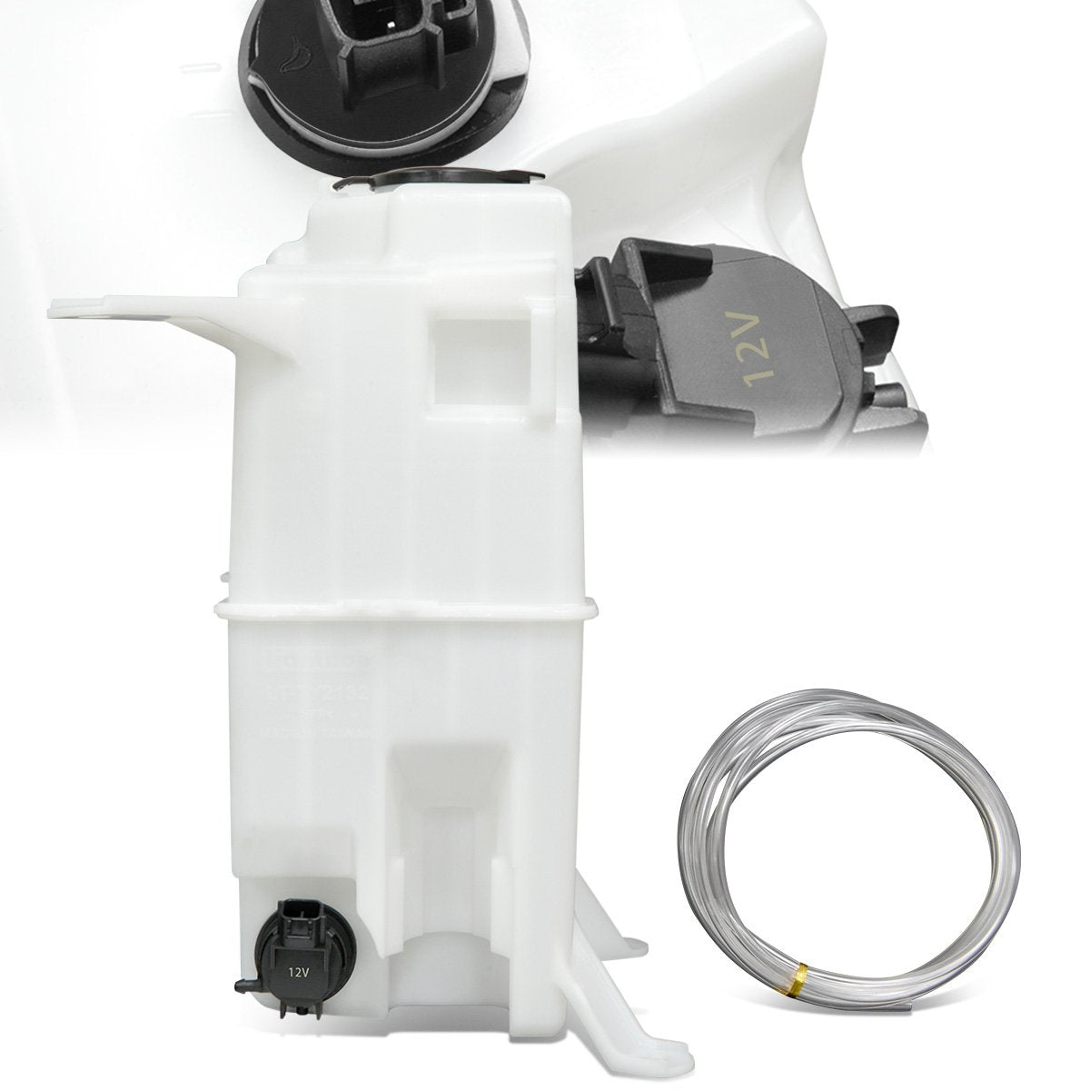 08-18 Toyota Sequoia Windshield Washer Reservoir Tank with Level Sensor & Fluid Pump - Replacement Part for Windshield Cleaning System