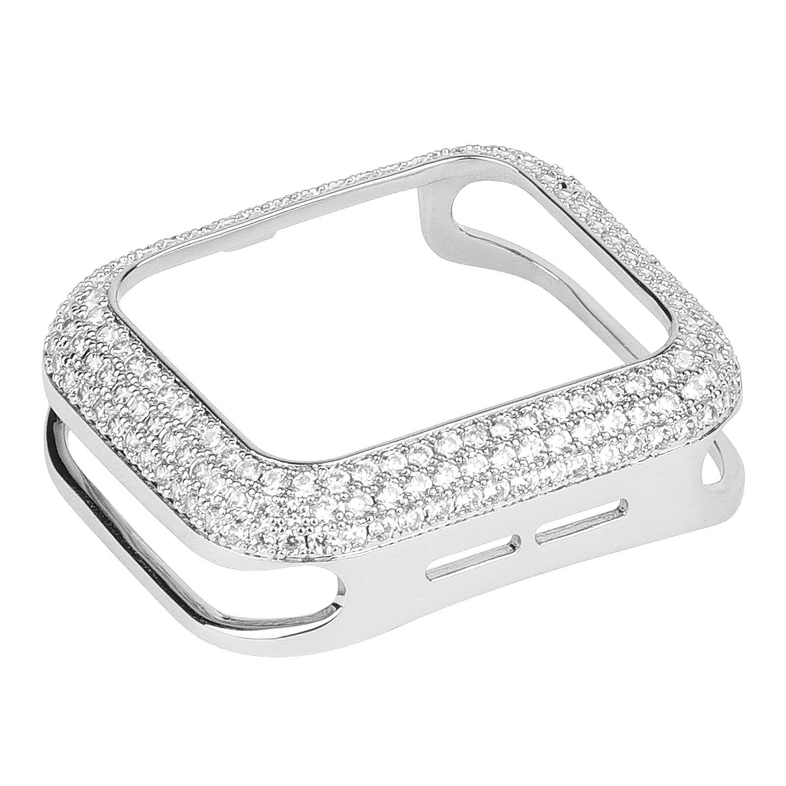 Diamond Watch Case for Apple Watch SE/6/5/4 (40mm/44mm) & iWatch Series (42mm/38mm) - Carved Design Protective Cover for Workout, Swimming & Fashion Accessory