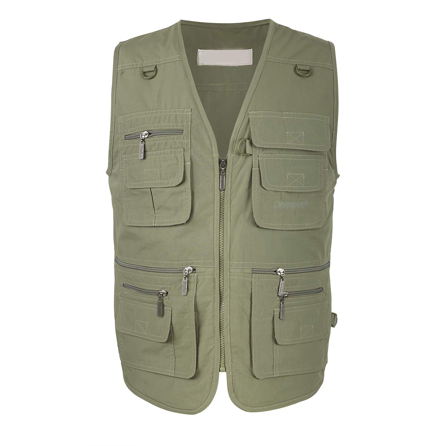 IKIIO Men's Sleeveless Vest Jacket with Multiple Pockets - Lightweight Outdoor Fishing, Hunting, Photography & Safari Vest for Adventure Enthusiasts - Perfect for Camping, Hiking and Travel Gear