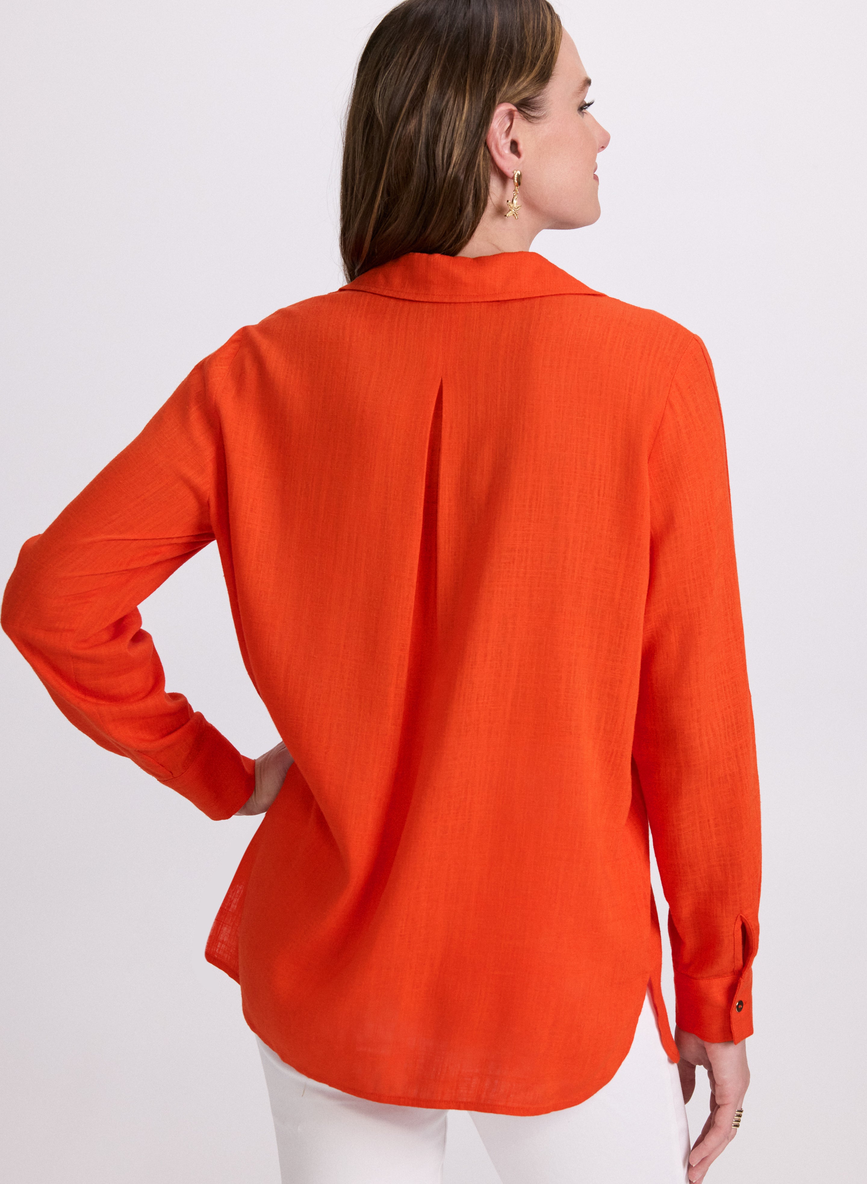 Women's Button Down Blouse - Classic Long Sleeve Shirt for Office, Casual & Business Wear | Perfect for Work, Dates & Professional Meetings