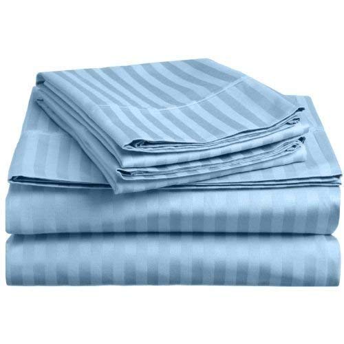 Luxury 100% PIMA Cotton 4-Piece King Size Bed Sheet Set - 600 Thread Count Ultra Soft & Smooth - Deep Pocket (15