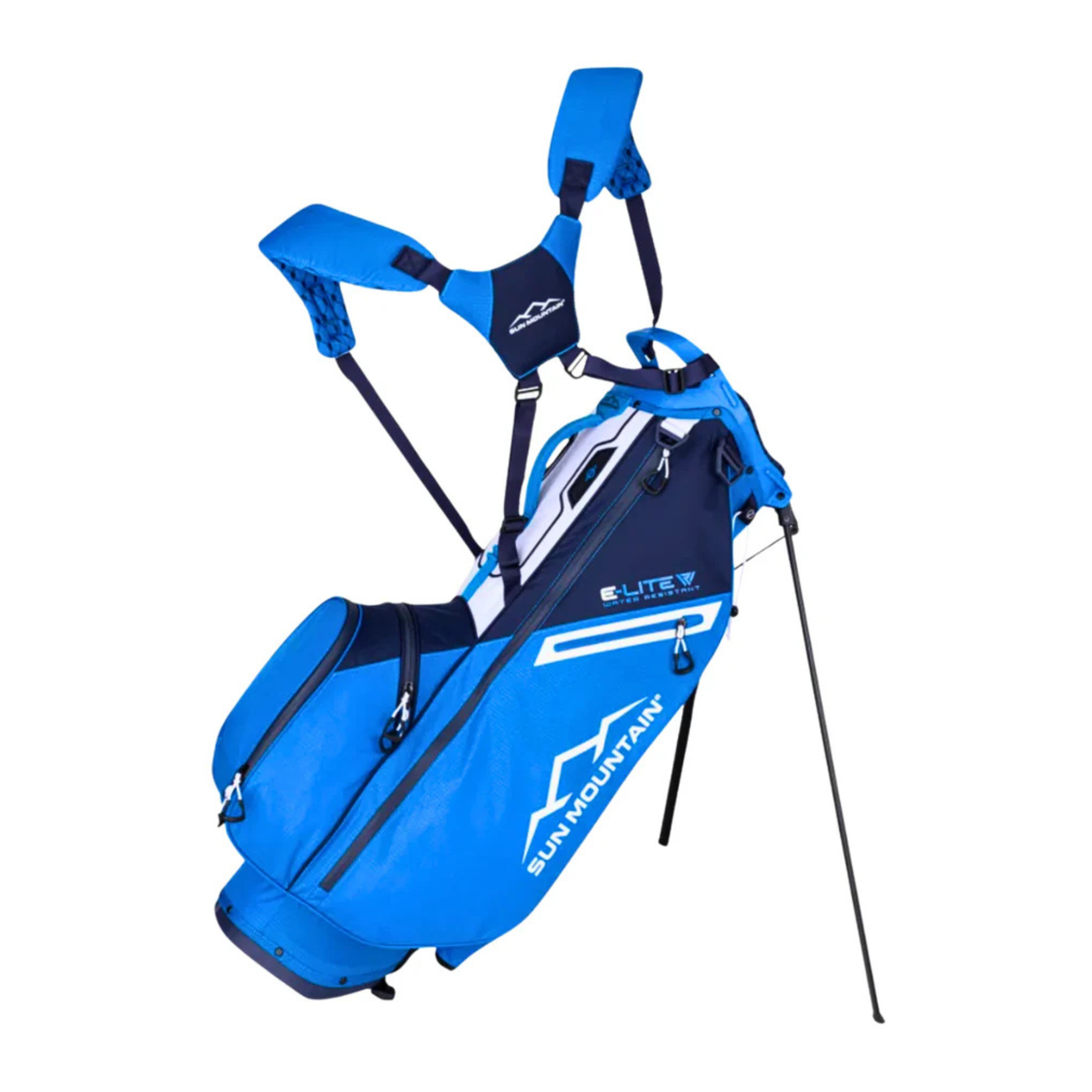 Sun Mountain E Lite Carry Bag 2025 - Lightweight Golf Stand Bag with 5-Way Top & Comfort Strap | Perfect for Walking Golfers & Course Play