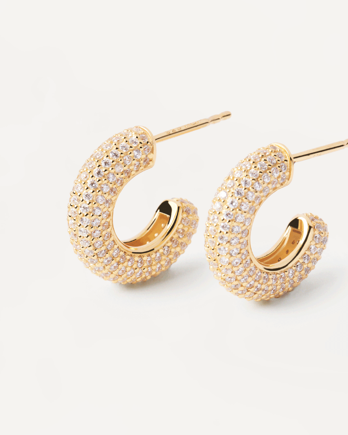 GRID King Gold Earrings for Women - 14K Solid Gold Hoop Earrings, Elegant & Durable Jewelry Gift for Her - Perfect for Parties, Weddings & Everyday Wear