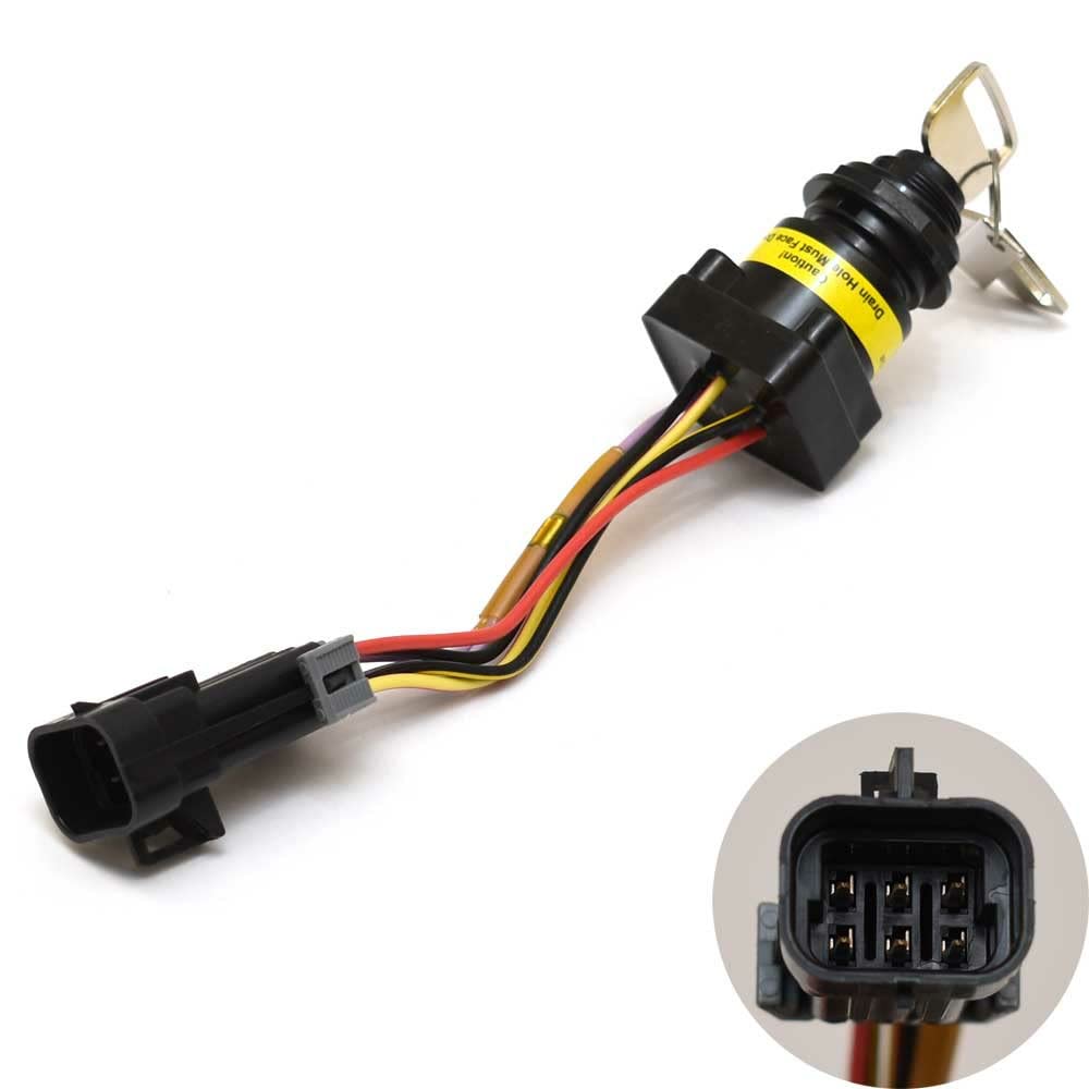 Original Mercury Mercruiser Quicksilver OEM Part #84-896537K02 Wiring Harness & Key Switch - Compatible with Marine Engines & Boats for Smooth Ignition System Operation
