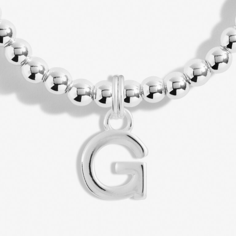 Joma Jewellery Alphabet 'G' Bracelet - Elegant Letter G Charm Bracelet for Women, Perfect Gift for Birthday, Anniversary & Everyday Wear