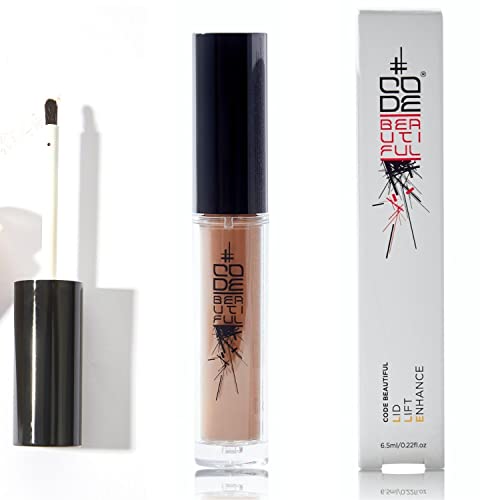 Vegan Cruelty-Free Eye Primer & Eyelid Lift Enhancer - Long-Lasting Eyeshadow Base for Tired Eyes | Perfect for Daytime Wear & Night Out Makeup | CODE Beautiful LLE (Deep Moments)