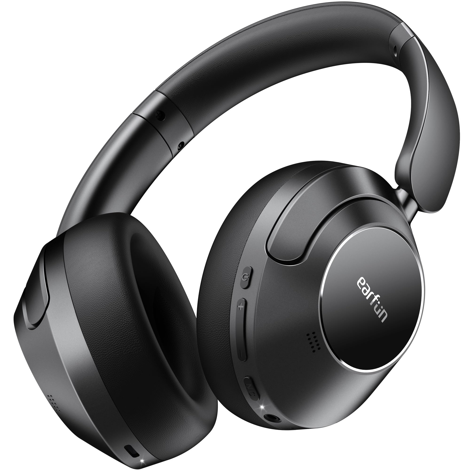 EarFun Wave Pro Wireless Bluetooth Headphones with Active Noise Cancelling (ANC), LDAC Hi-Res Audio, 80H Battery Life, Multipoint Connection – Perfect for Travel, Work, and Gym Use