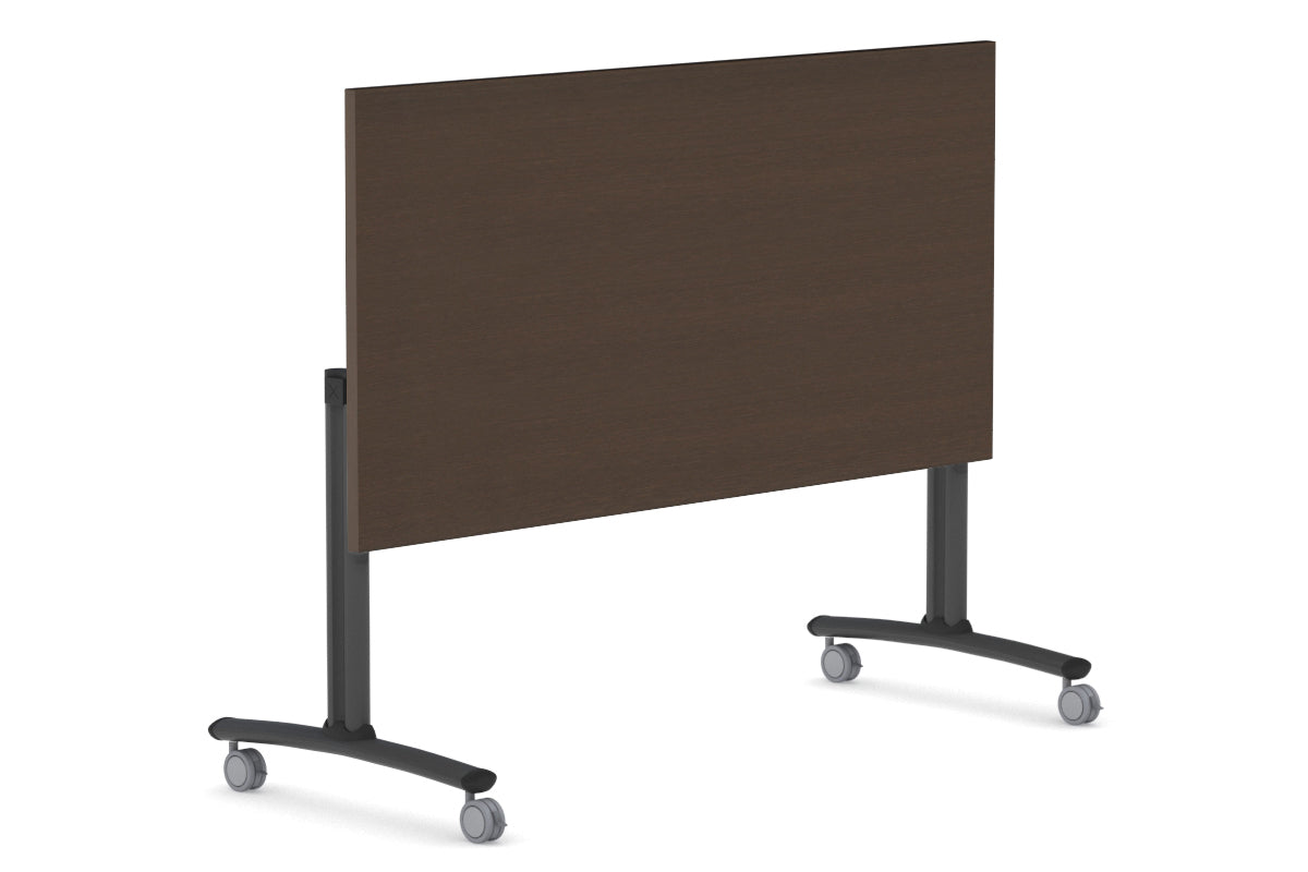 Foldable Mobile Meeting Table with Wheels - 1400L x 700W Flip Top Conference Desk for Office, Classroom & Events - Portable Domino Style Workstation for Collaborative Spaces