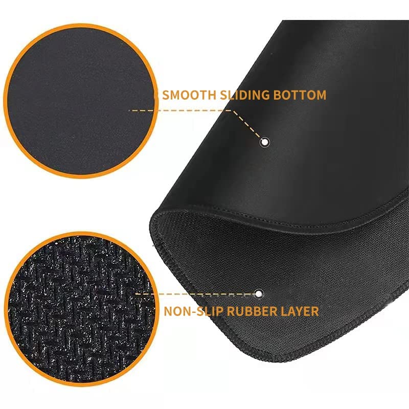 KitchenAid Mixer Slider Mat with 2 Black Accessories for 4.5-5 Qt Tilt-Head Stand Mixer - Perfect for Baking & Cooking