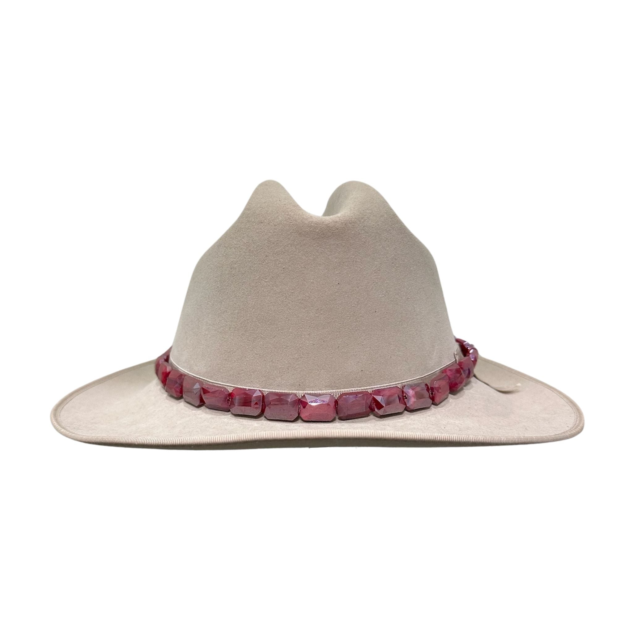 Stylish Garnet Hat Band for Cowboy Hats & Western Fashion – Perfect for Rodeo, Country Music Festivals & Outdoor Events