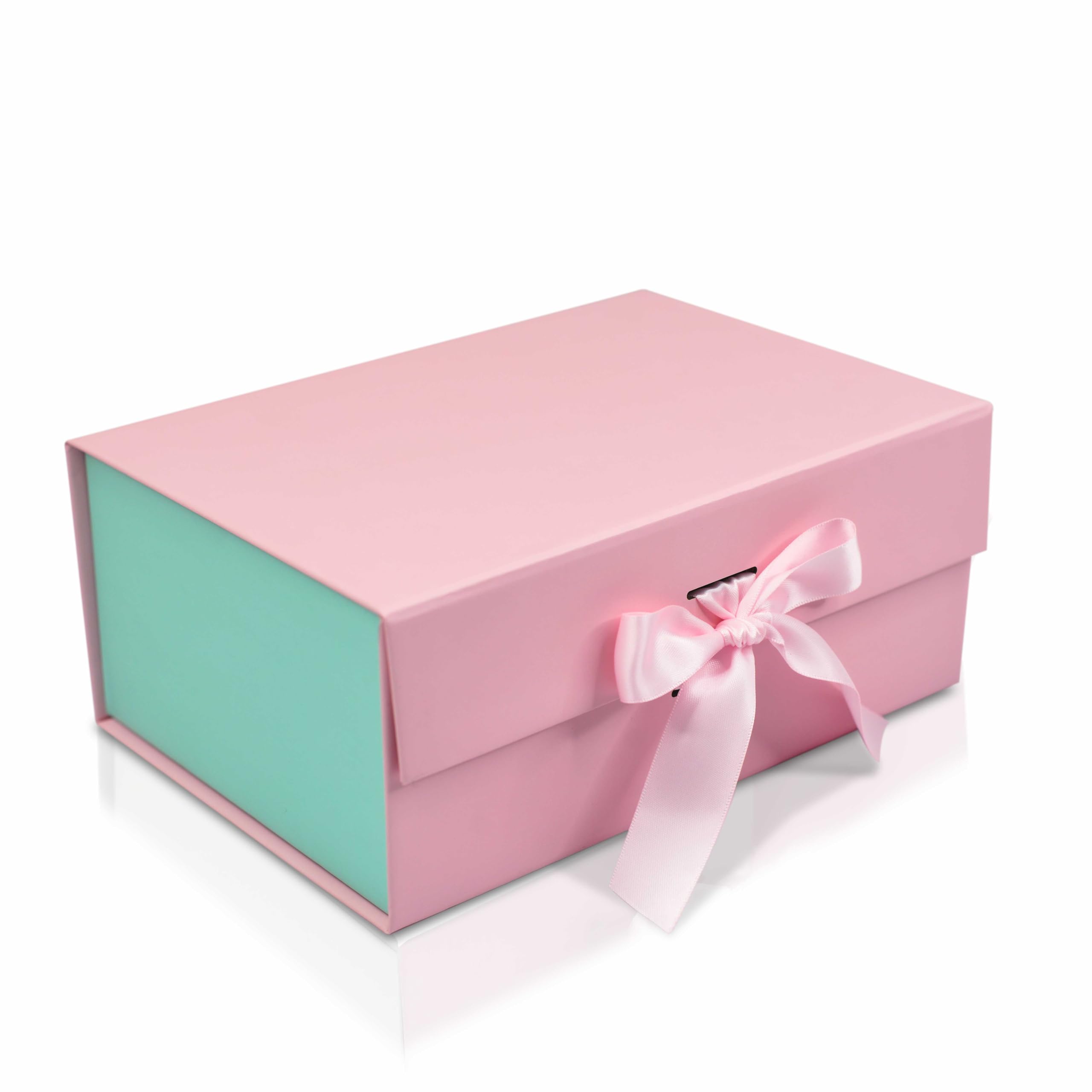 Premium Rigid Gift Box for Presents - 23x16x10cm Baby Pink Gift Packaging Box, Holds Up to 5kg - Perfect for Birthday Gifts, Wedding Favors, Corporate Gifts & Special Occasions