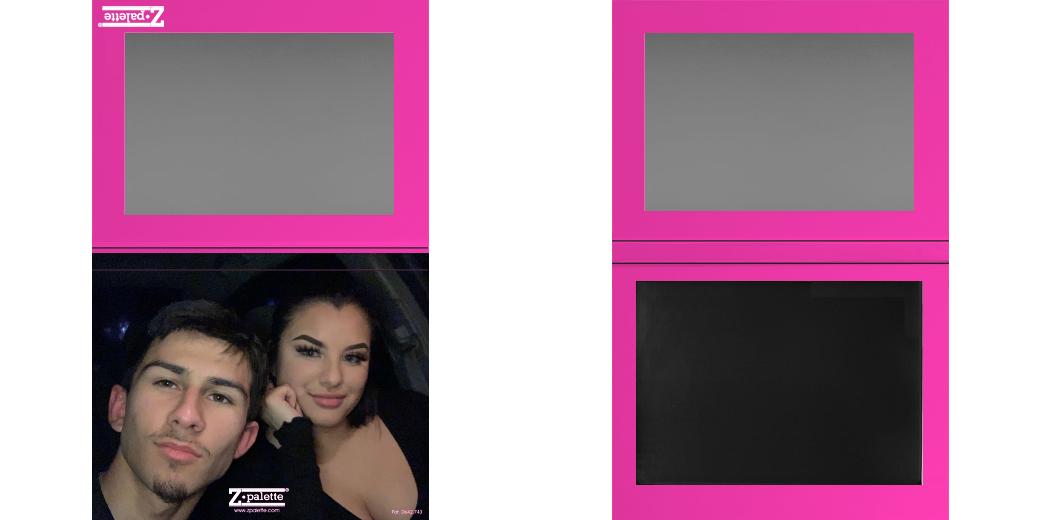 Custom Extra Large Z Palette - Magnetic Makeup Palette for Eyeshadows & Blush - Perfect for Professional Makeup Artists & Travel