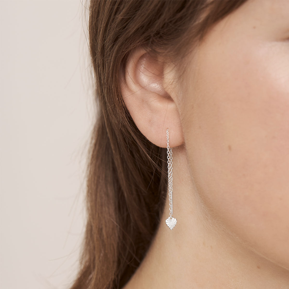 Sweetheart Threaders - Dainty Gold & Silver Heart Earrings for Women | Perfect for Valentine's Day, Anniversary Gifts & Everyday Elegance