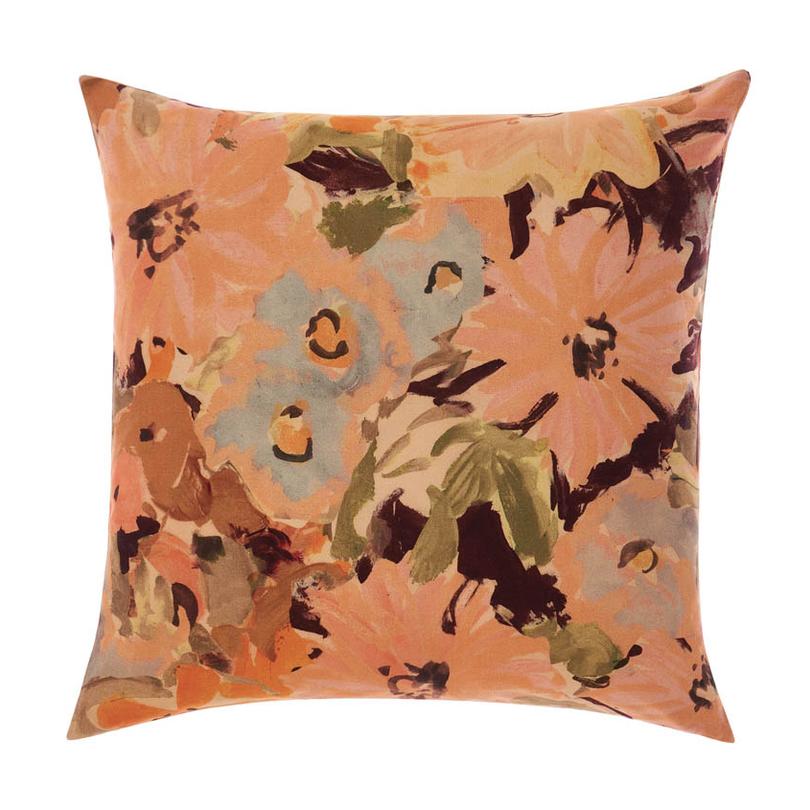 Linen House Fergie Peony 48x48cm Decorative Throw Pillow - Perfect for Sofa, Bed & Home Decor
