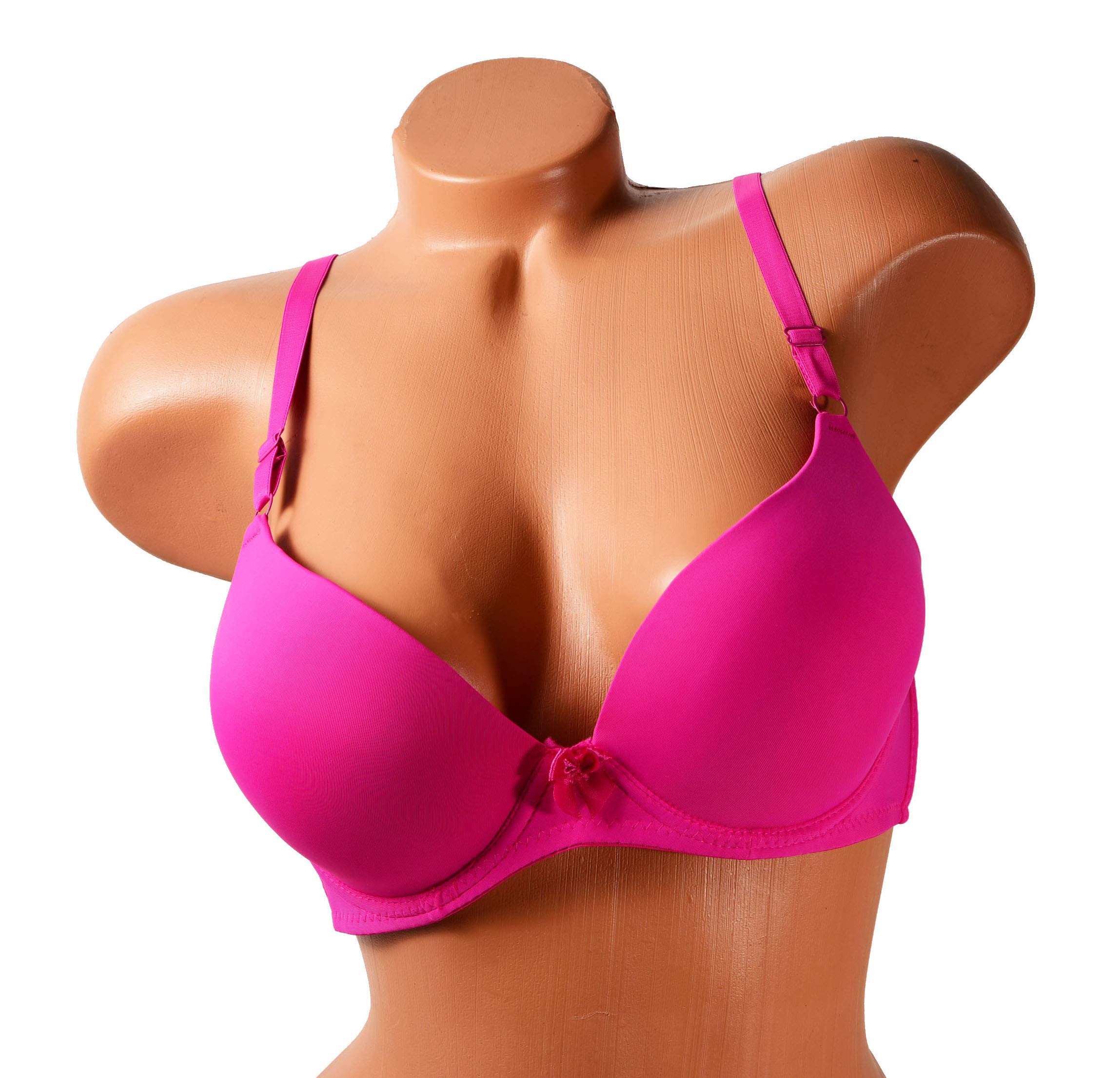 6 Pack Women's Push Up Lace Bras - Double Push Up Padded Underwire Bra for B & C Cup | Comfortable Everyday Wear, Date Night, Special Occasions