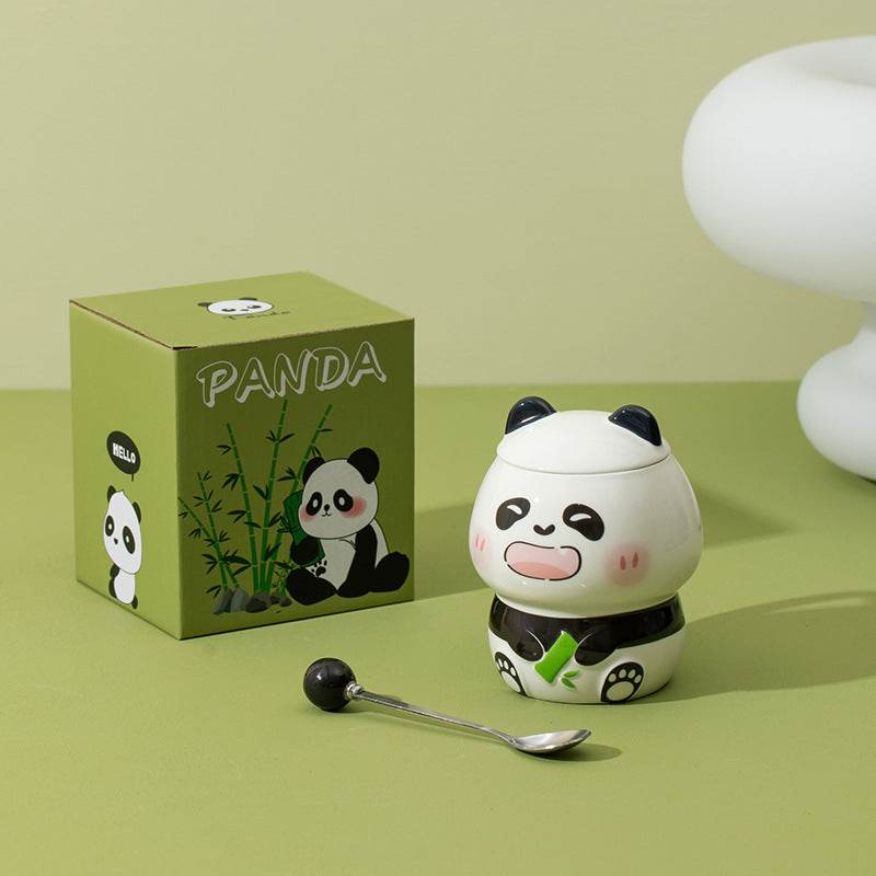 Funny Moody Panda Coffee Mug - Cute Ceramic Tea Cup for Coffee & Tea Lovers - Perfect for Home, Office & Gifts