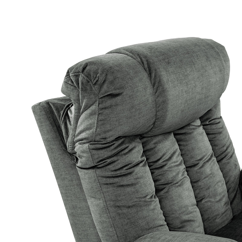 LuxComfort Power Lift Recliner Chair for Elderly - Heavy Duty Electric Reclining Sofa with Massage & Heat - Perfect for Living Room, Home Theater & Mobility Assistance