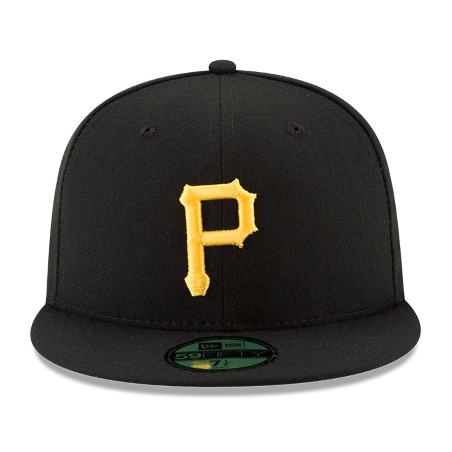 New Era 59Fifty Authentic Collection Pittsburgh Pirates MLB Baseball Cap - Black Adjustable Snapback Hat for Men & Women | Game Day, Streetwear, Sports Fan Fashion Accessory
