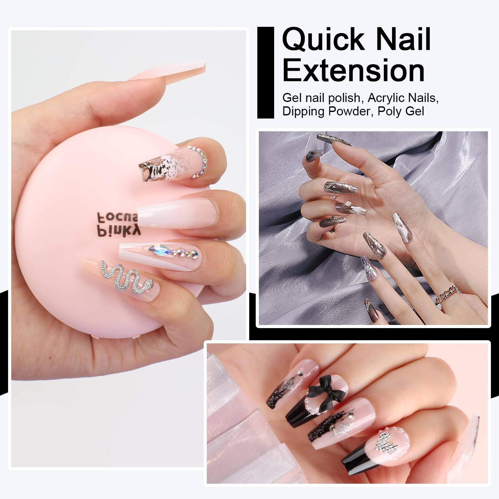 Long Coffin Fake Nail Tips 600pcs - 10 Sizes Matte Soft Gel Nails for Home Salon & DIY Manicure