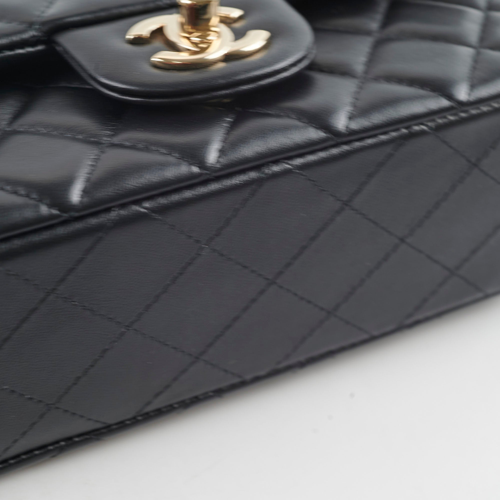 Chanel Mini Rectangle Lambskin Black Microchip Bag - Luxury Designer Crossbody Purse for Women | Perfect for Evening Events, Date Nights & Special Occasions