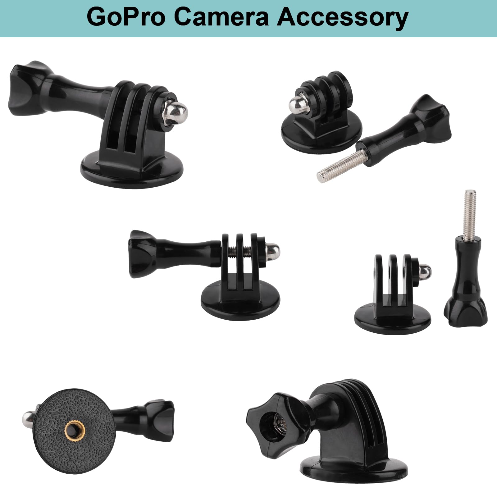 Magnetic Camera Mount for GoPro Hero 11/10/9/8/7, Insta360, DJI Osmo, AKASO Action Cam - 3.46