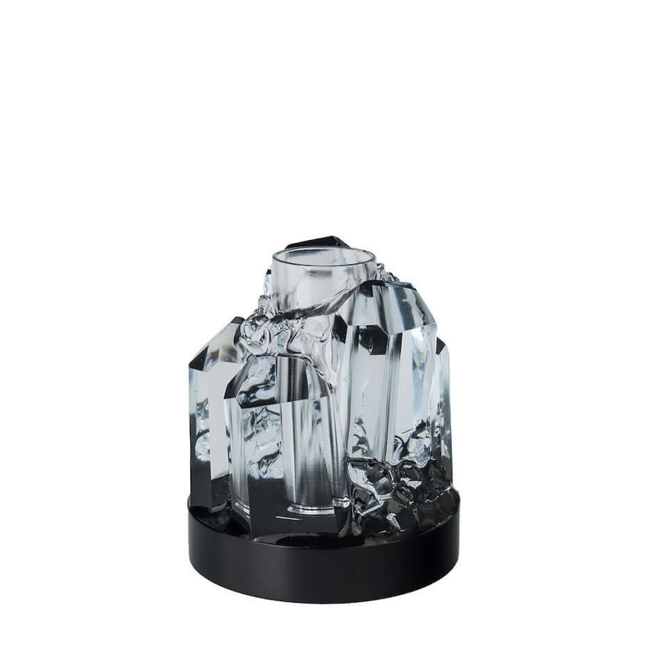 Benu Briolette Crystal Pen Holder - Elegant Desk Organizer for Office & Home Workspace Decor