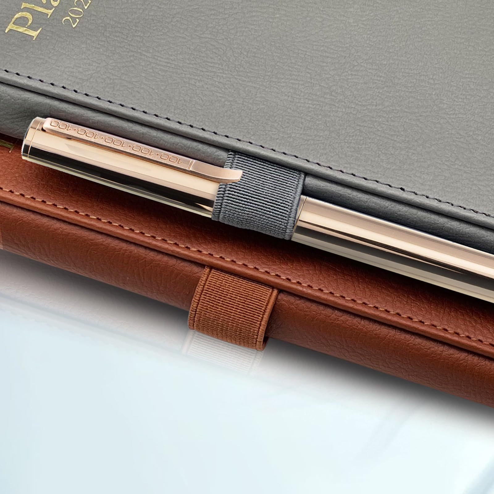 2024-2025 Leather Planner - 18 Month Weekly & Monthly Academic Calendar Book (Jan 2024-Jun 2025) - Teacher Planner, Daily Agenda & Appointment Organizer - 5.7
