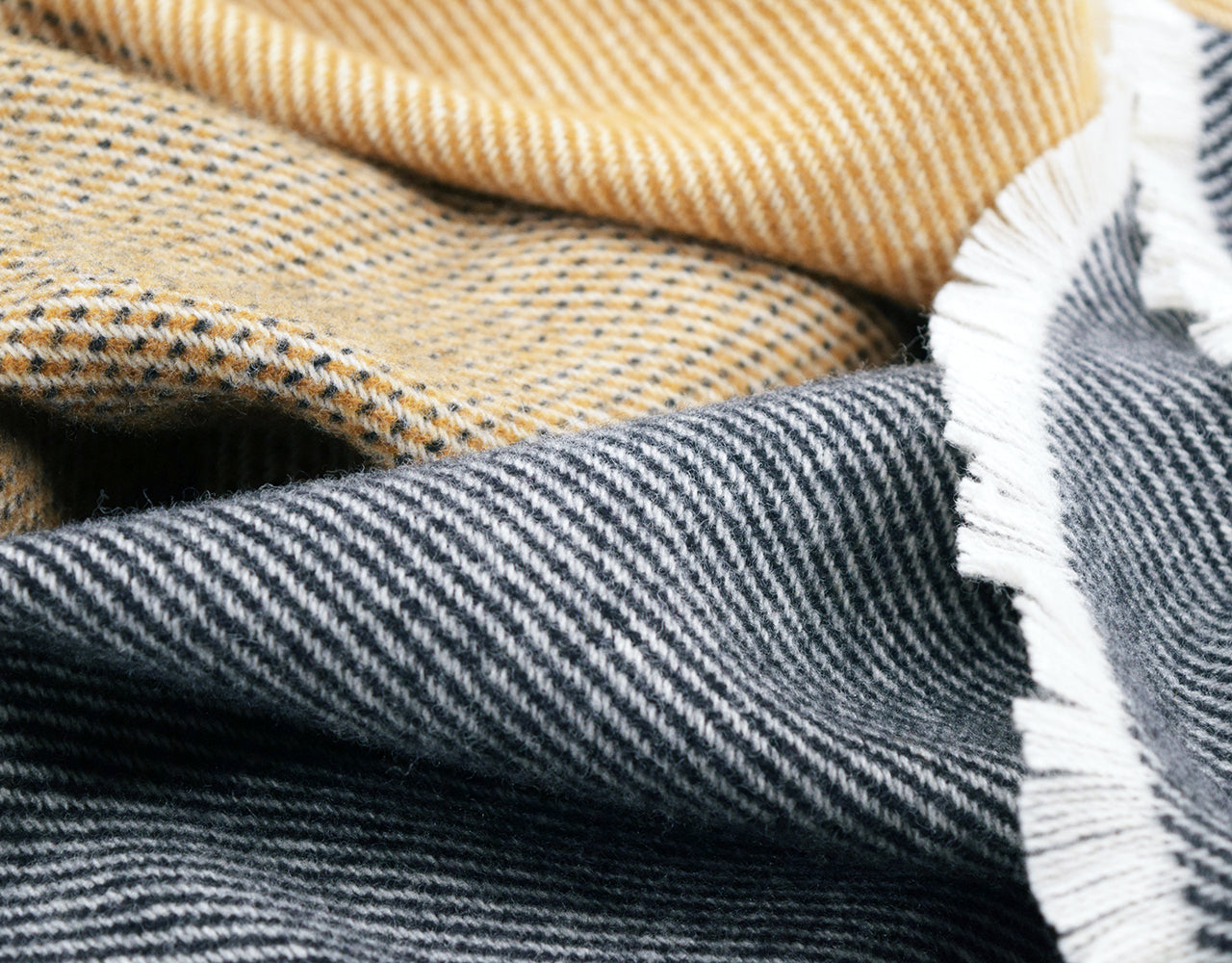 Cozy Toffee Ballyogan Lambswool Throw Blanket - Soft & Warm Luxury Blanket for Couch, Bed, Sofa - Perfect for Winter Nights & Home Decor