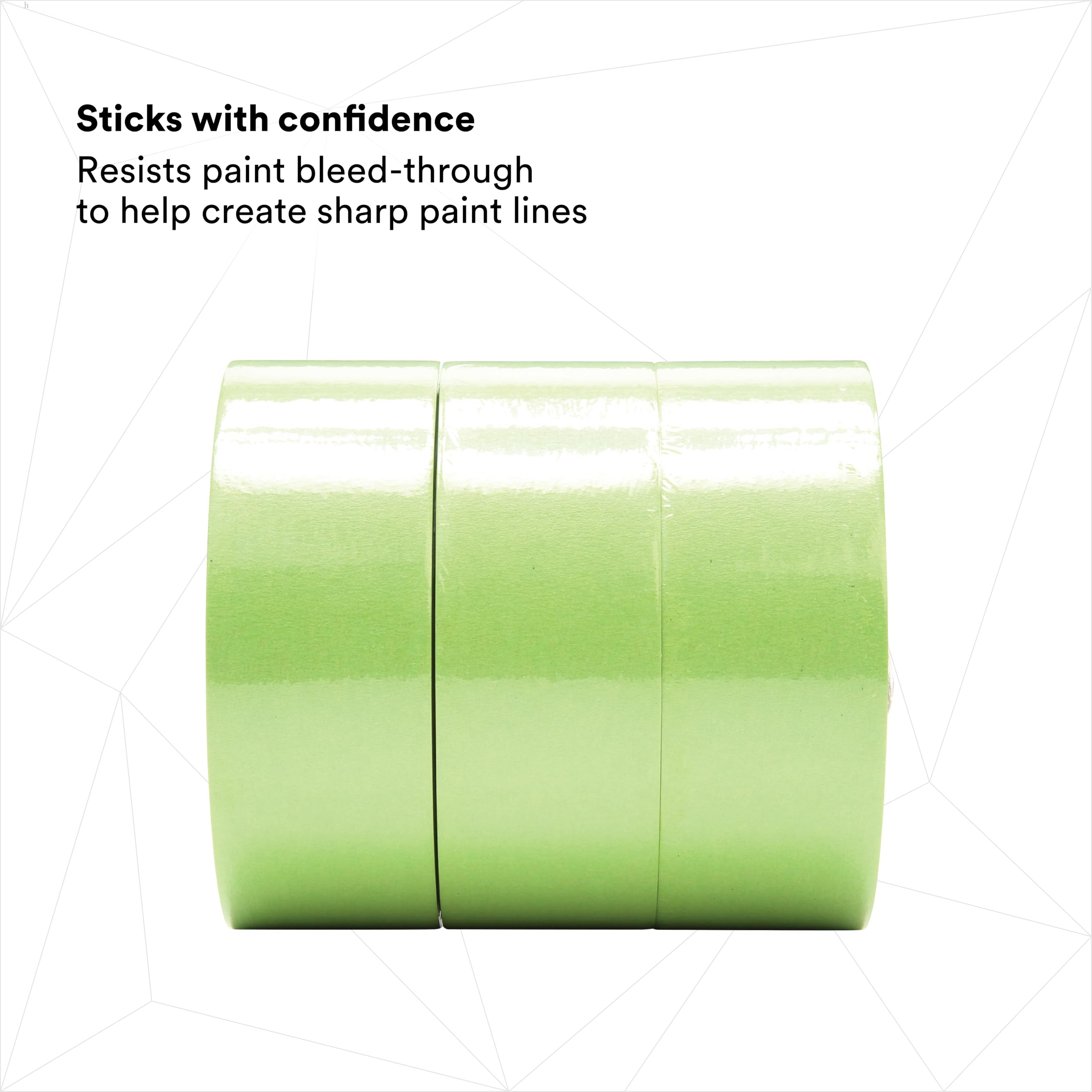 3M 401+ High Performance Masking Tape - Green, 48mm x 55m (1.89