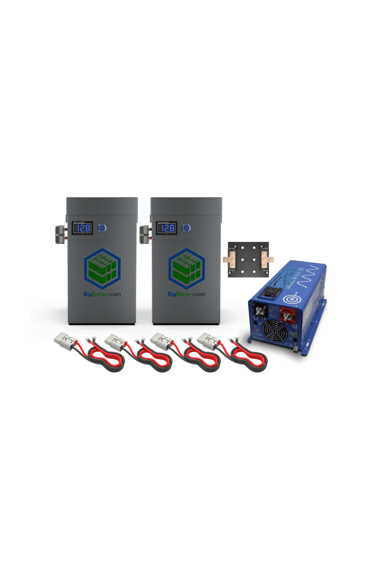 12V 456Ah LiFePO4 Battery Kit with 2x SEAL - 6kWh Power for Solar Energy Storage, RV, Marine & Off-Grid Applications