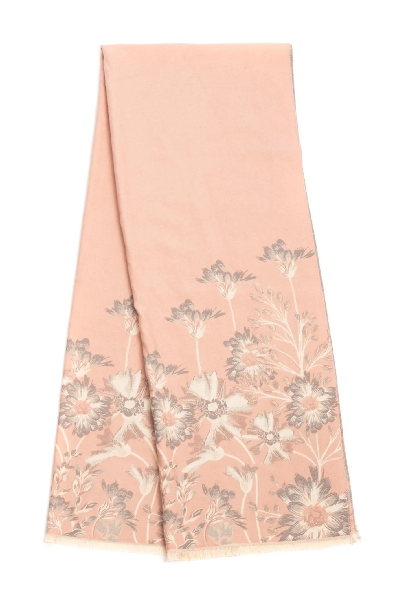 Reversible Floral Oversized Scarf - Soft Winter Shawl Wrap for Women - Perfect for Cold Weather, Travel & Fashion Accessories