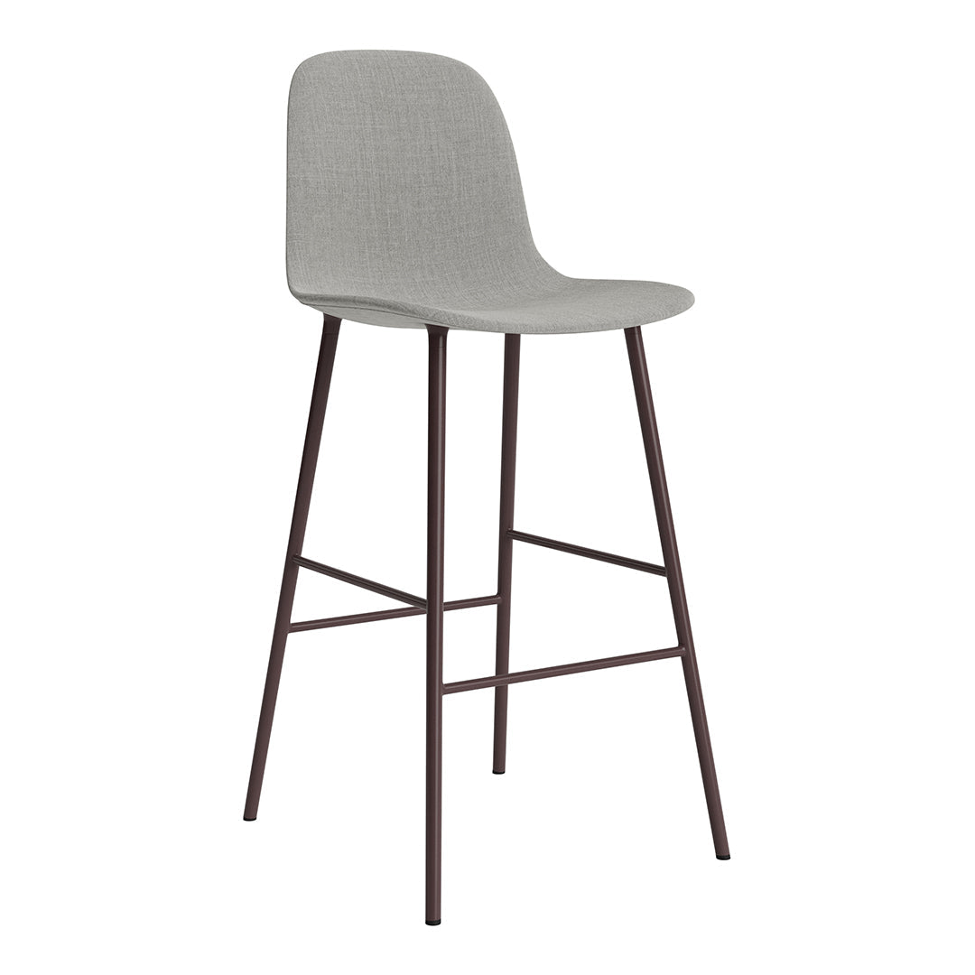Stylish Form Bar Chair - Fully Upholstered Counter Stool for Kitchen Island, Breakfast Nook & Home Bar - Comfortable Modern Seating for Dining & Entertaining