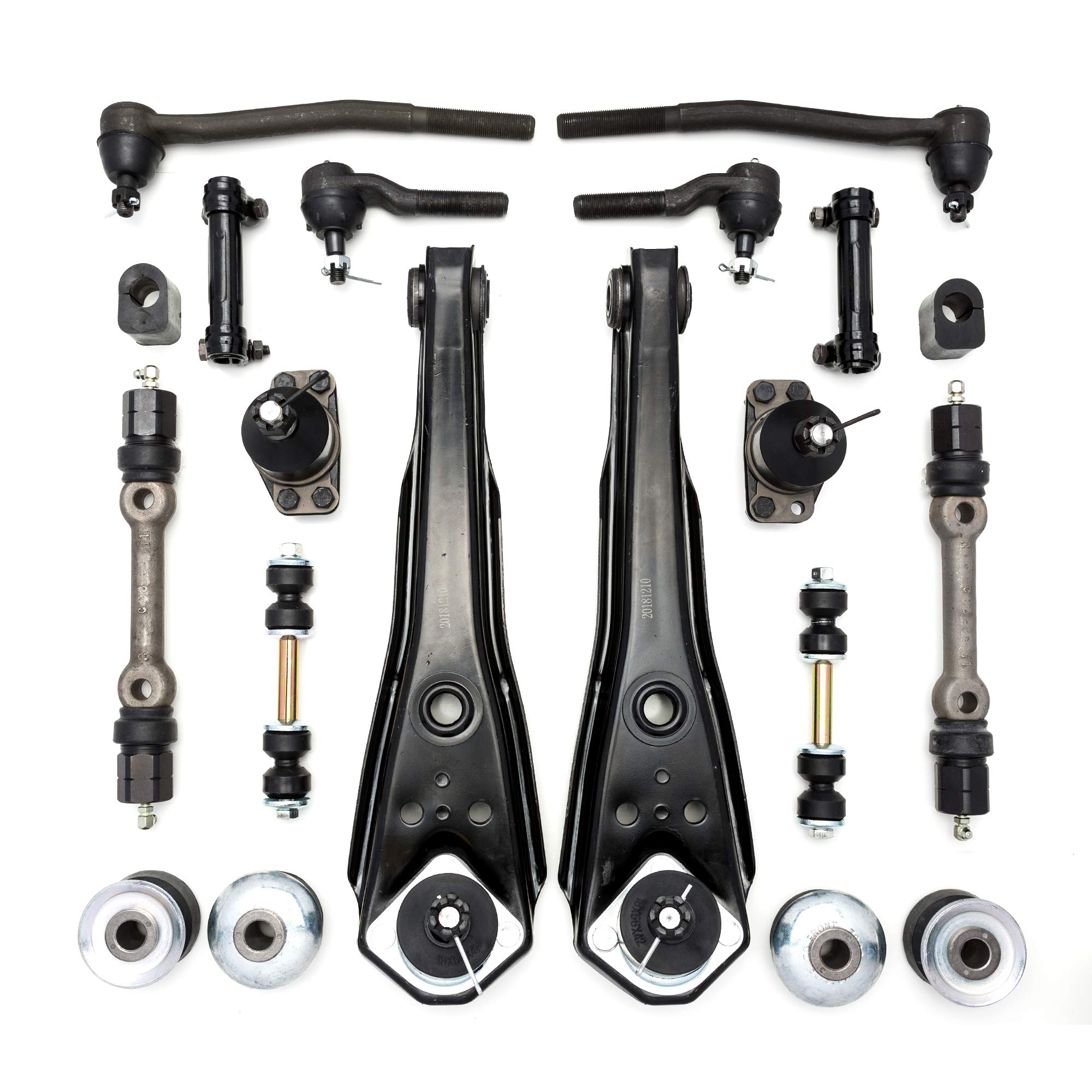 Ford Fairlane Front End Suspension Rebuild Kit - 20 Piece OEM Replacement Parts for Smooth Ride & Handling - Perfect for Restoration Projects & Off-Road Adventures