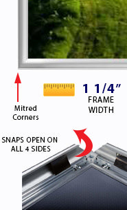 40x60 Snap Frame Poster Sign Frames 1 1/4