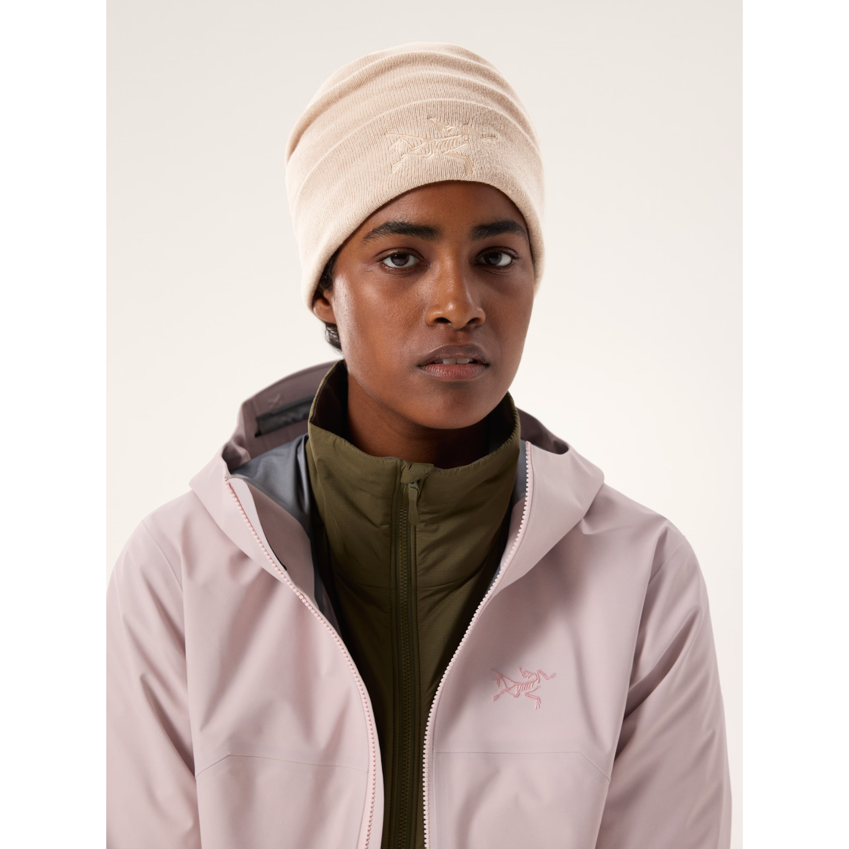 Arc'teryx Embroidered Bird Logo Beanie - Warm Winter Hat for Men & Women - Perfect for Skiing, Hiking & Outdoor Activities