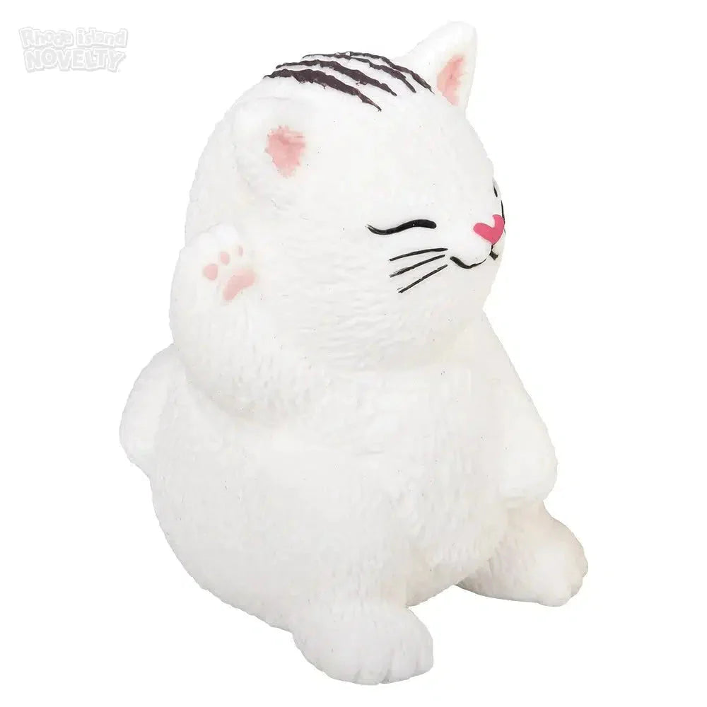 3 Pack Squish and Stretch Cat Toys - Soft Stress Relief Fidget Toys for Kids & Adults - Perfect for Anxiety Relief, Office Desk, and Home Relaxation